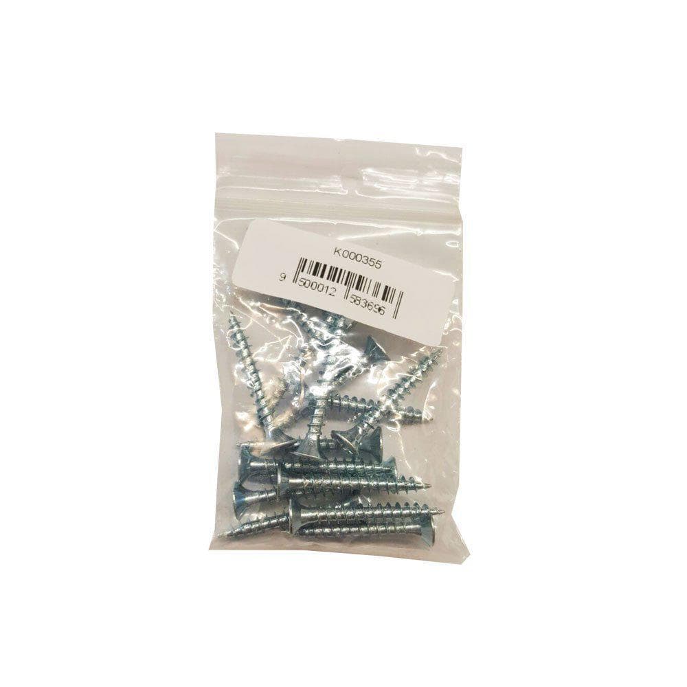 Set stalen schroeven verzinkt rond ø 0,45 cm en lengte 3,5 cm - 16 stuks