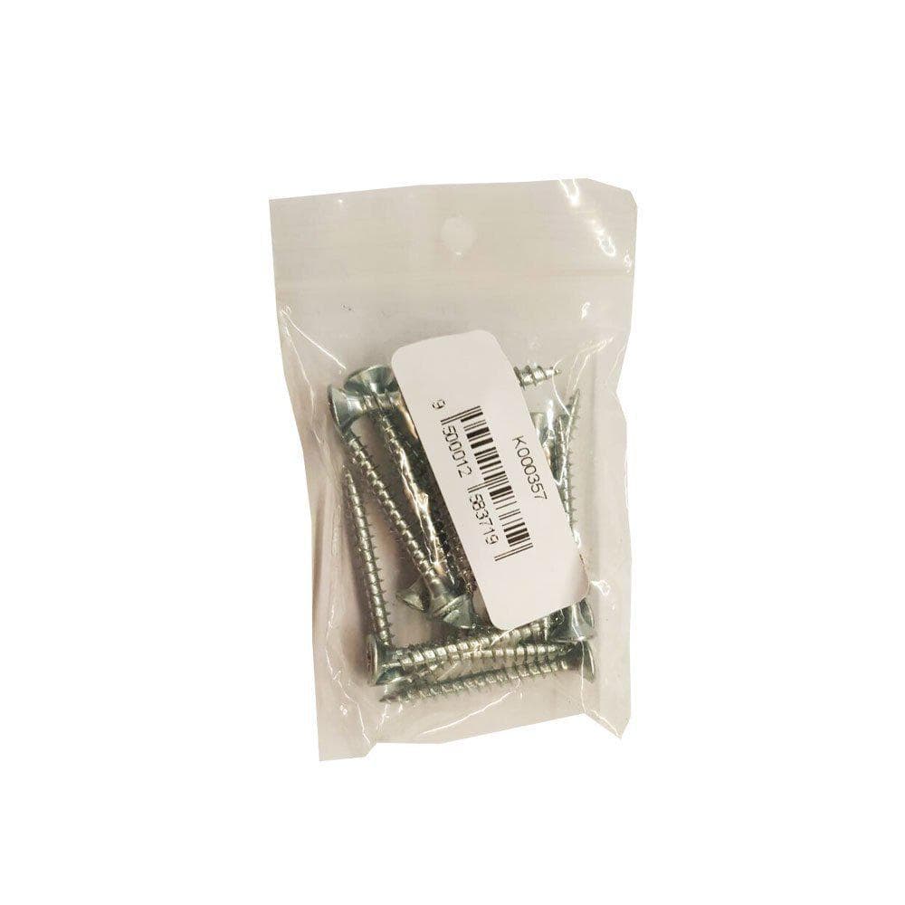 Set stalen schroeven verzinkt rond ø 0,45 cm en lengte 4 cm - 16 stuks