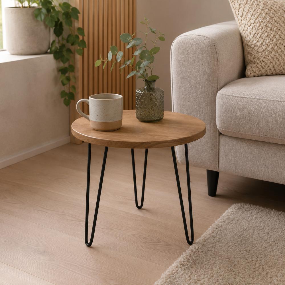 Stalen hairpin zwart hairpin ø 1,2 cm en hoogte 40 cm (set van 4 stuks)