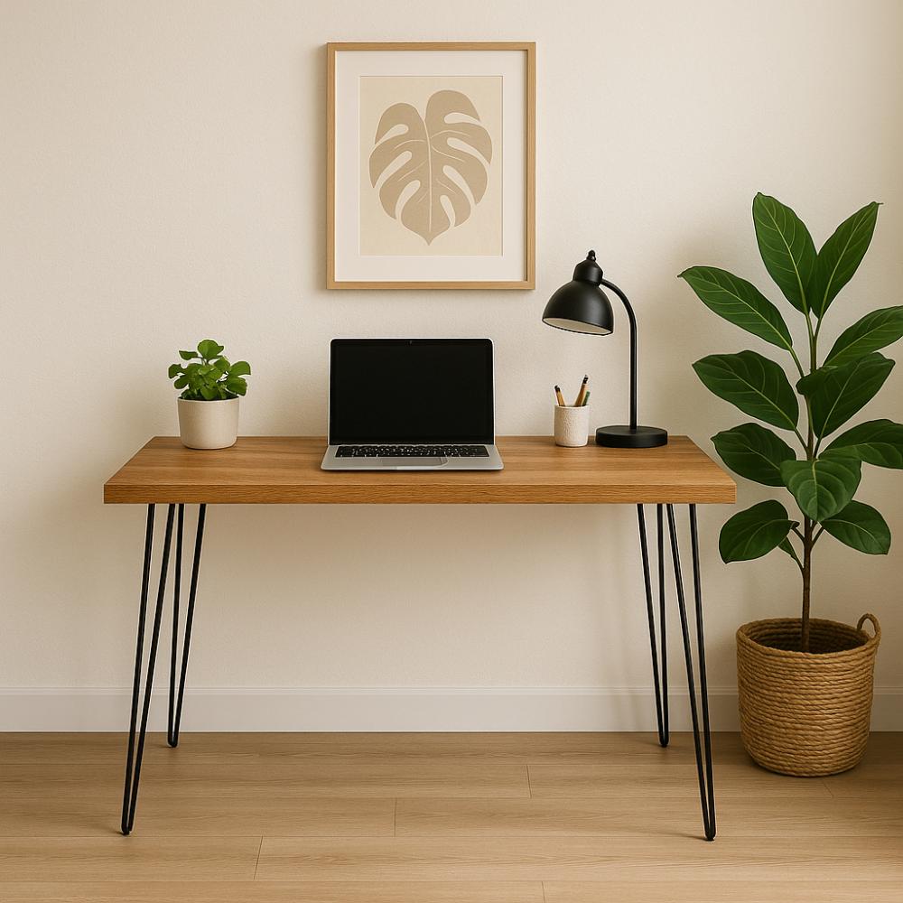 Stalen hairpin zwart hairpin ø 1,2 cm en hoogte 75 cm (set van 4 stuks)