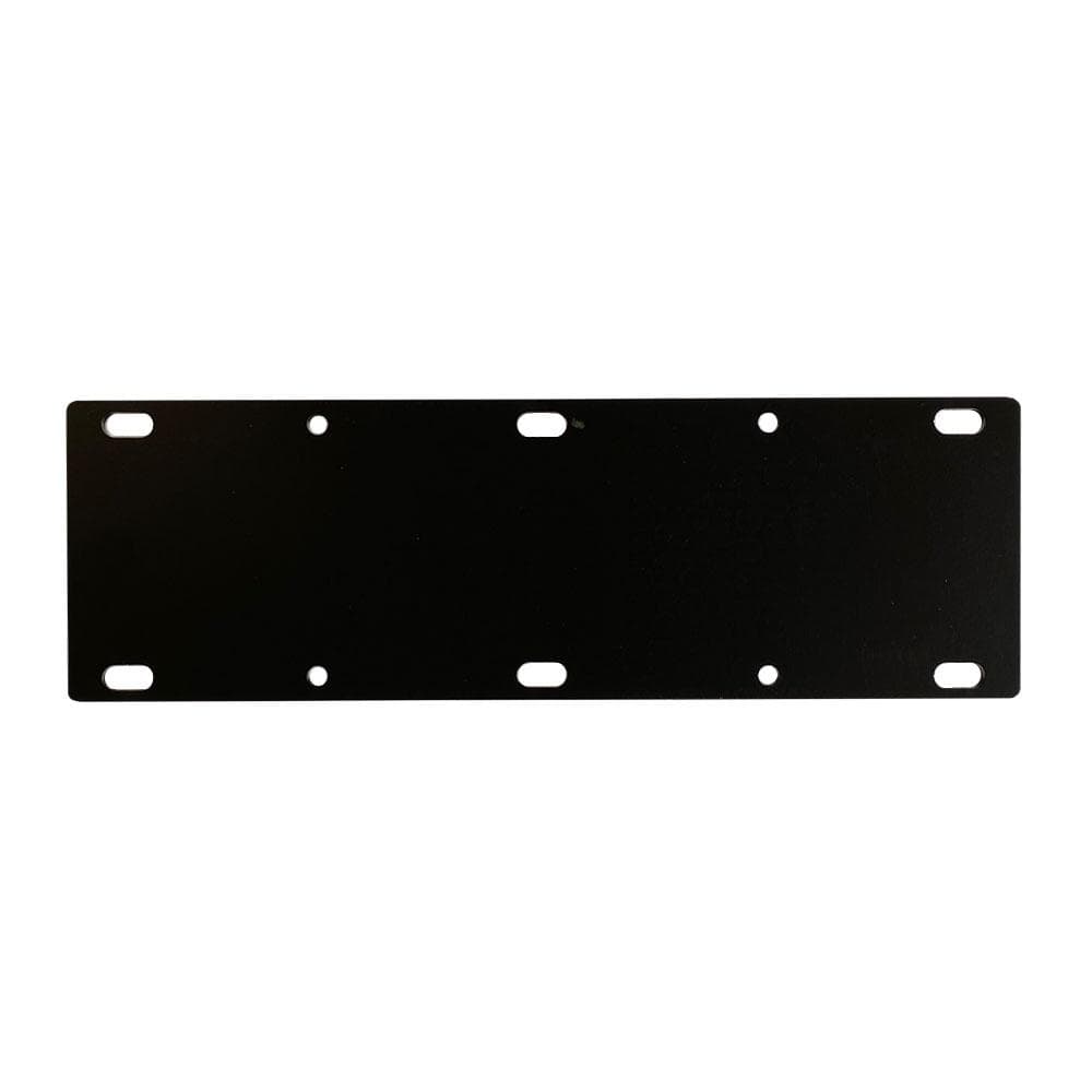 Stalen U tafelpoot zwart 38 bij 8 cm en hoogte 43 cm (8 x 8 cm) - 2 stuks
