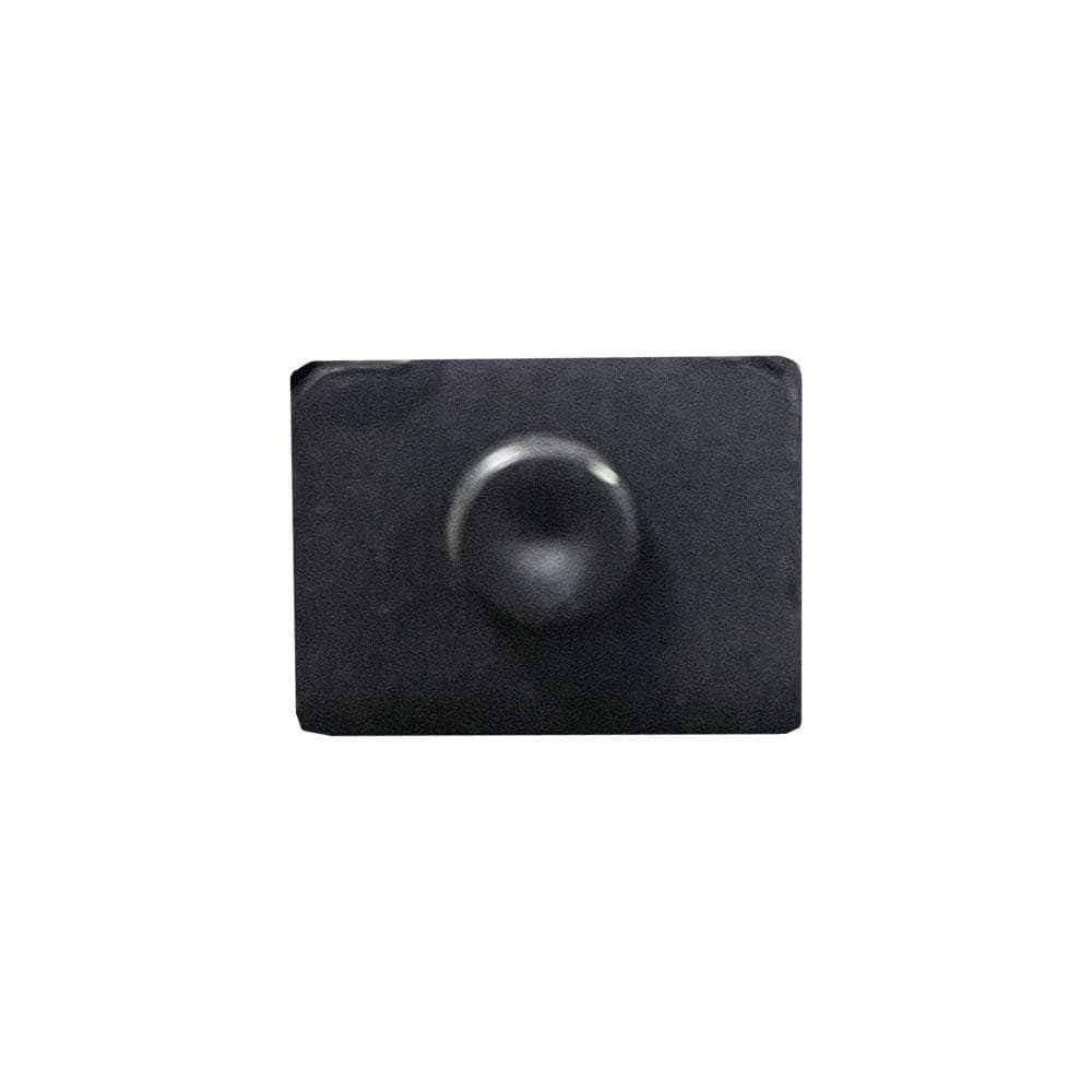Stalen tafelpoot zwart taps 7 bij 3 cm en hoogte 72 cm  (4 x 3 cm / 7 x 3 cm) - 4 stuks