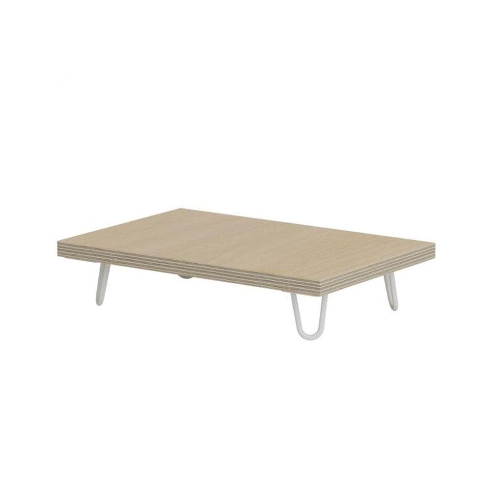 Massief stalen hairpin wit hairpin ø 1,0 cm en hoogte 10 cm - 4 stuks