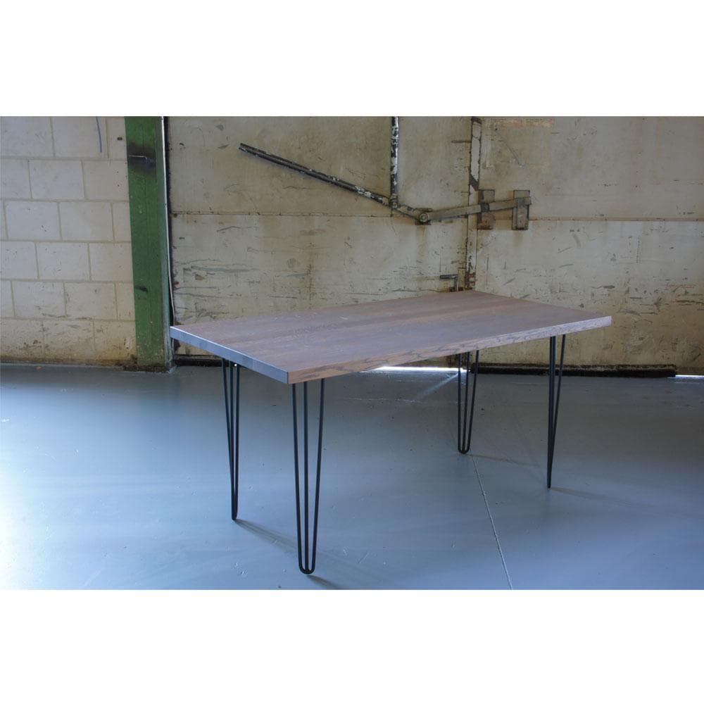 Set stalen hairpins zwart ø 1,2 cm en hoogte 72 cm - 4 stuks