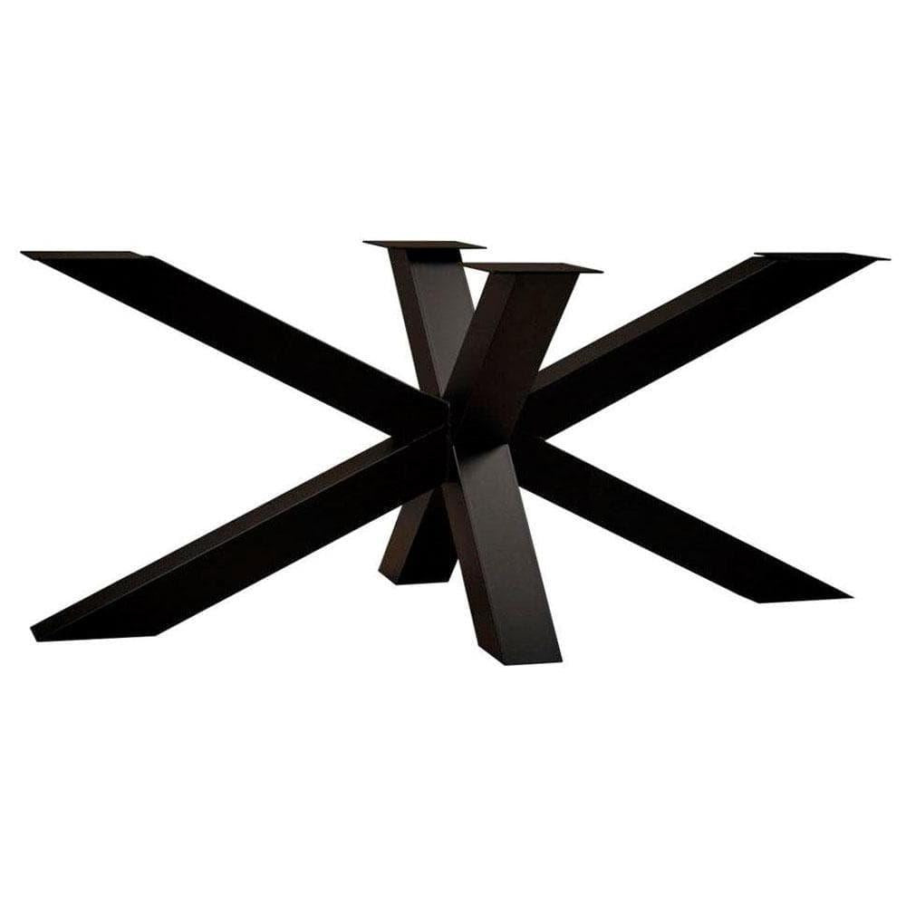 Stalen matrix zwart spinpoot 180 bij 80 cm en hoogte 72 cm (8 x 8 cm)