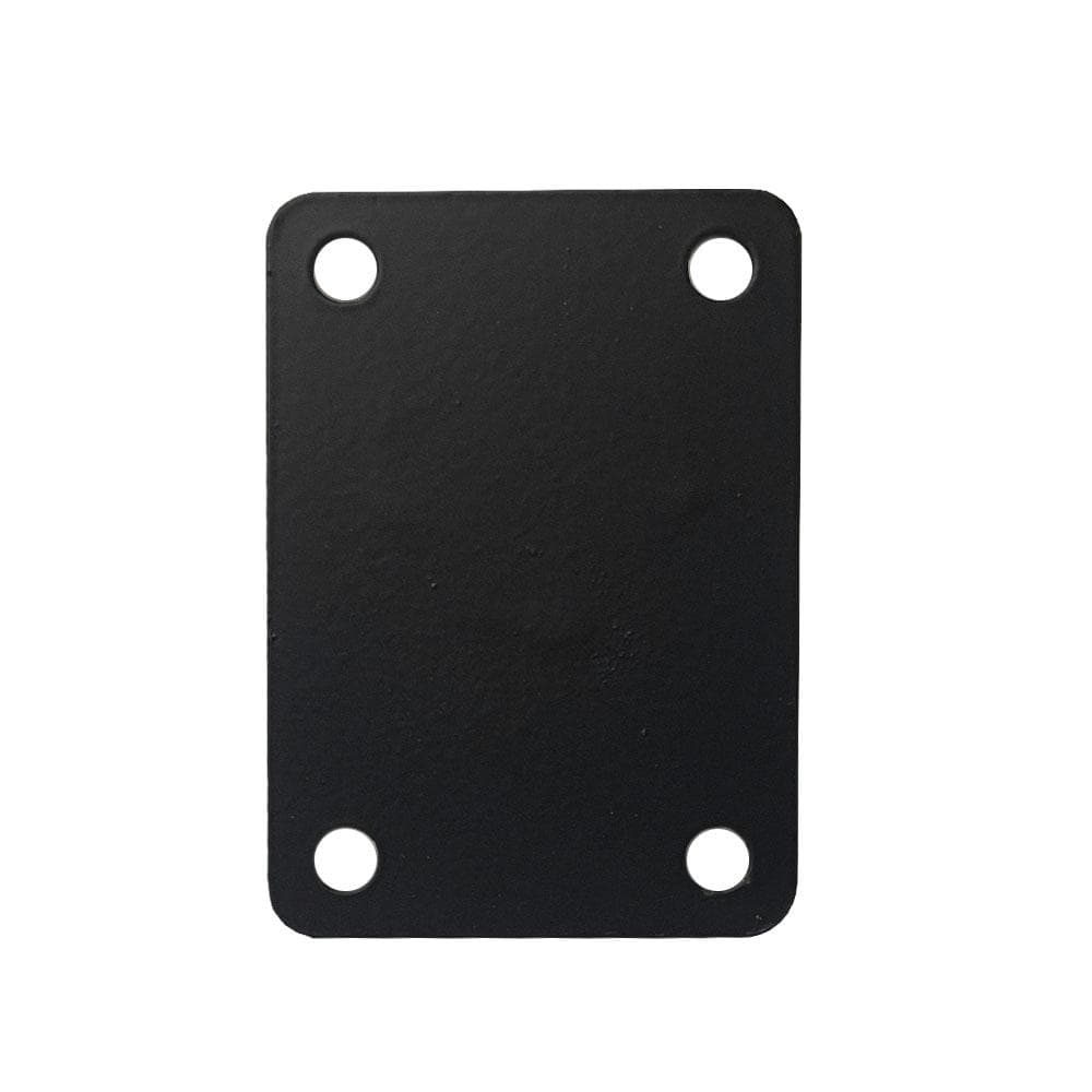 Stalen schuine meubelpoot zwart rond ø 2,5 cm en hoogte 42 cm  (set van 4 stuks)