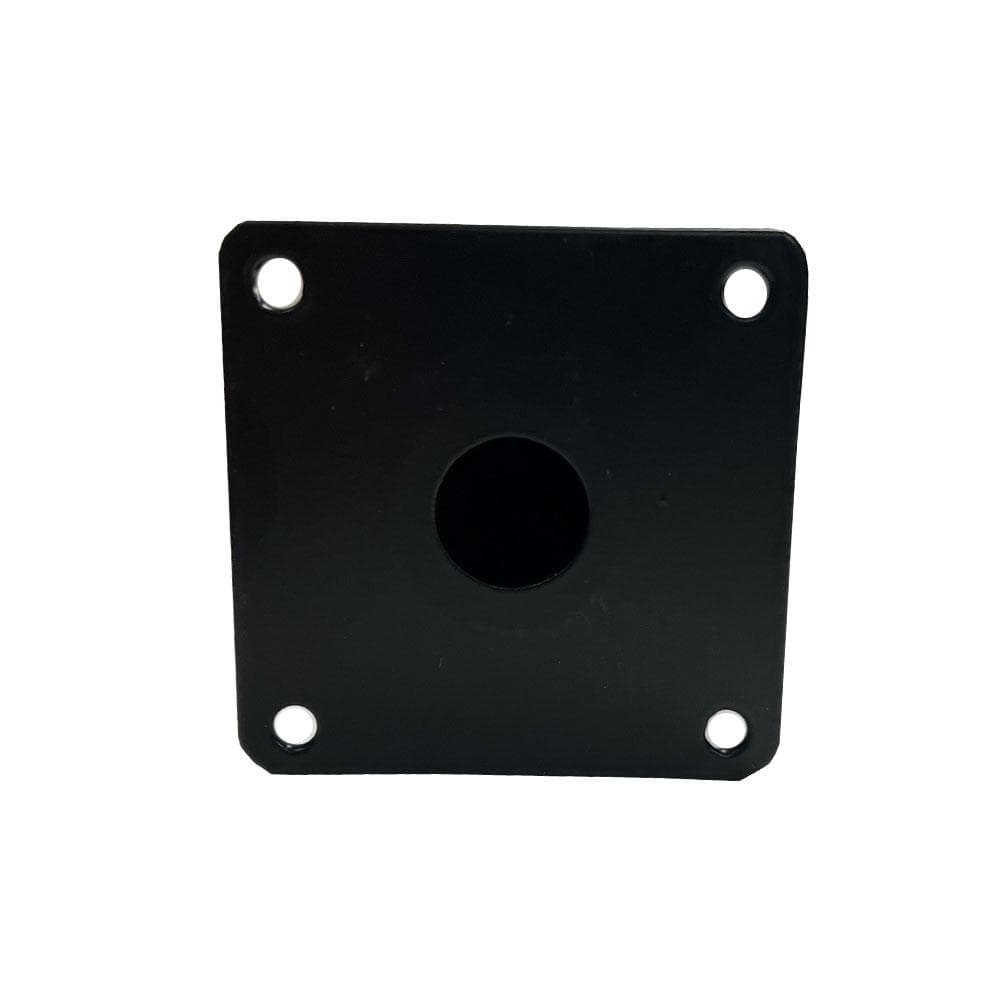 Stalen schuine meubelpoot zwart conisch ø 3,5 cm / 2 cm en hoogte 15 cm (set van 4 stuks)