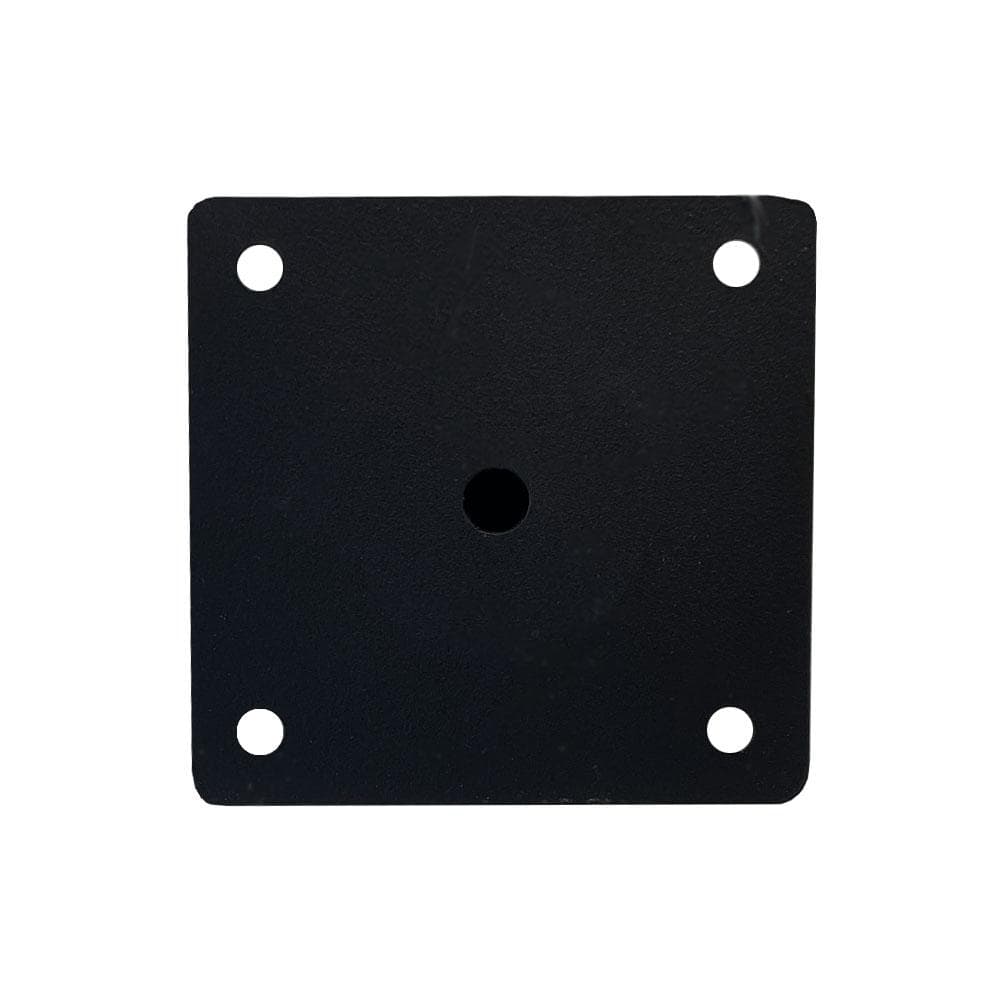 Stalen meubelpoot zwart conisch ø 5 cm / 2,5 cm en hoogte 18 cm (set van 4 stuks)