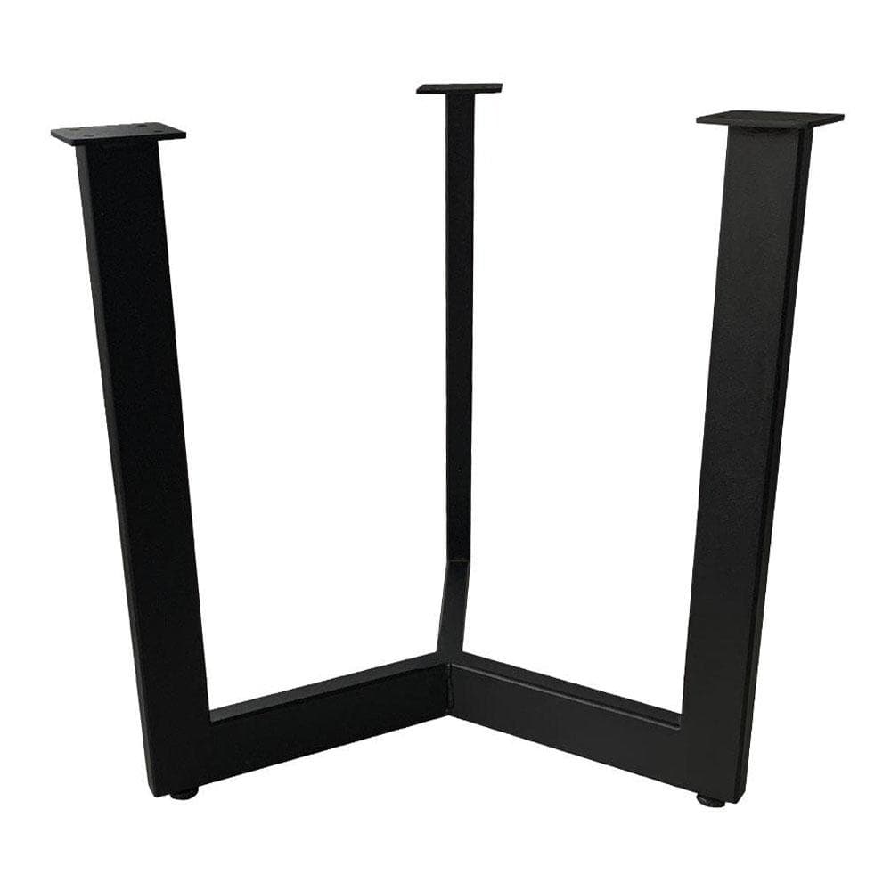 Stalen salononderstel zwart rond ø 42 cm en hoogte 43 cm (2 x 4 cm)