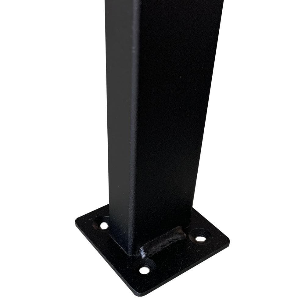 Stalen salononderstel zwart rond ø 42 cm en hoogte 43 cm (2 x 4 cm)