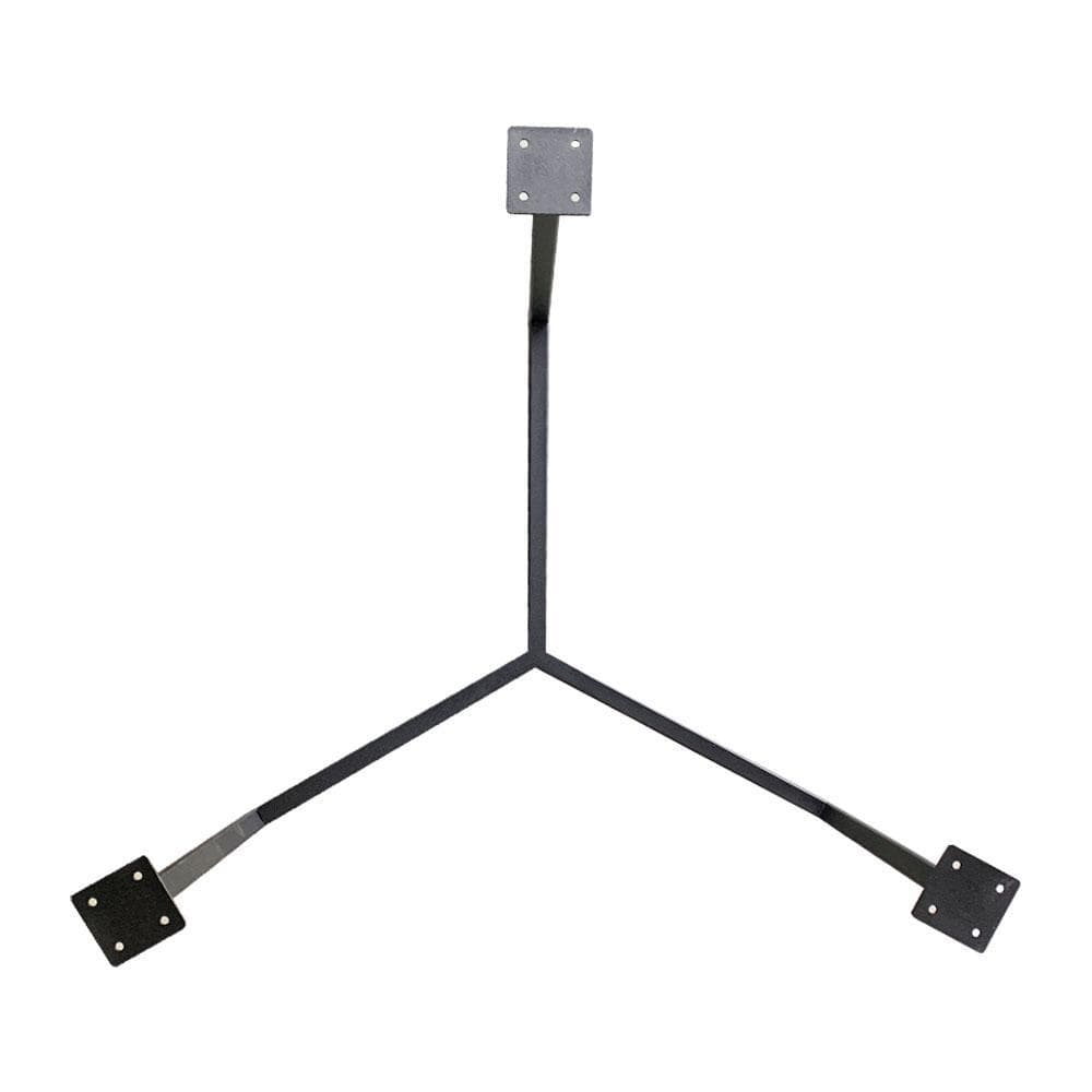 Stalen salononderstel zwart rond ø 73 cm en hoogte 43 cm (2 x 4 cm)