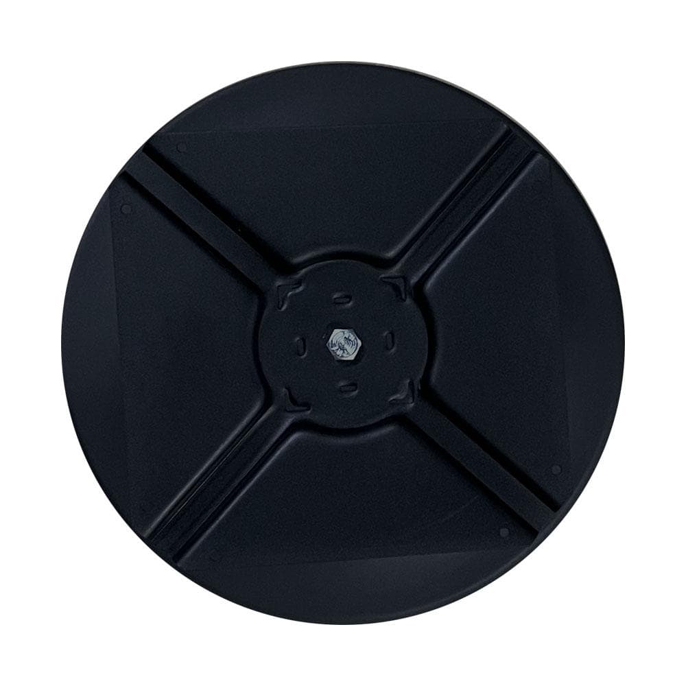 Stalen tulip tafelpoot zwart rond ø 6 cm en hoogte 72 cm