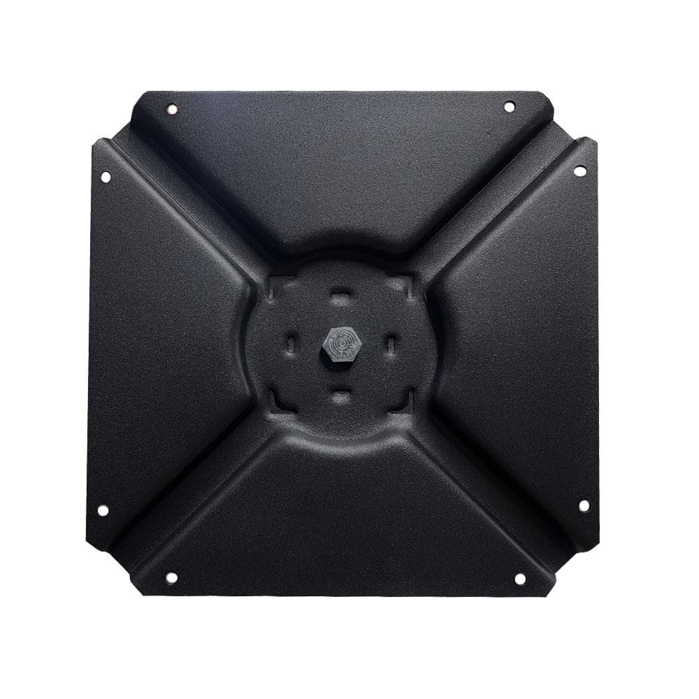 Stalen tulip tafelpoot zwart rond ø 6 cm en hoogte 72 cm