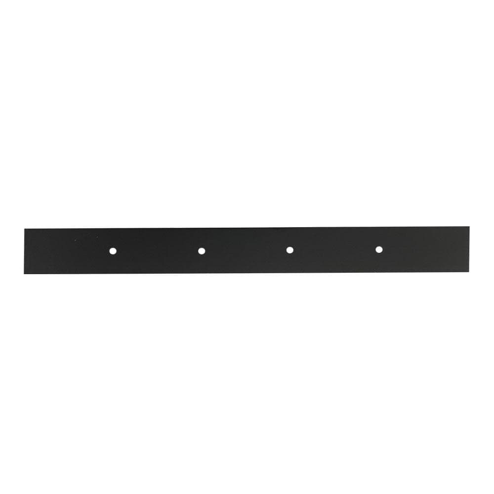 Stalen U kastpoot zwart 38 bij 2 cm en hoogte 15 cm (2 x 2 cm) (set van 2 stuks)