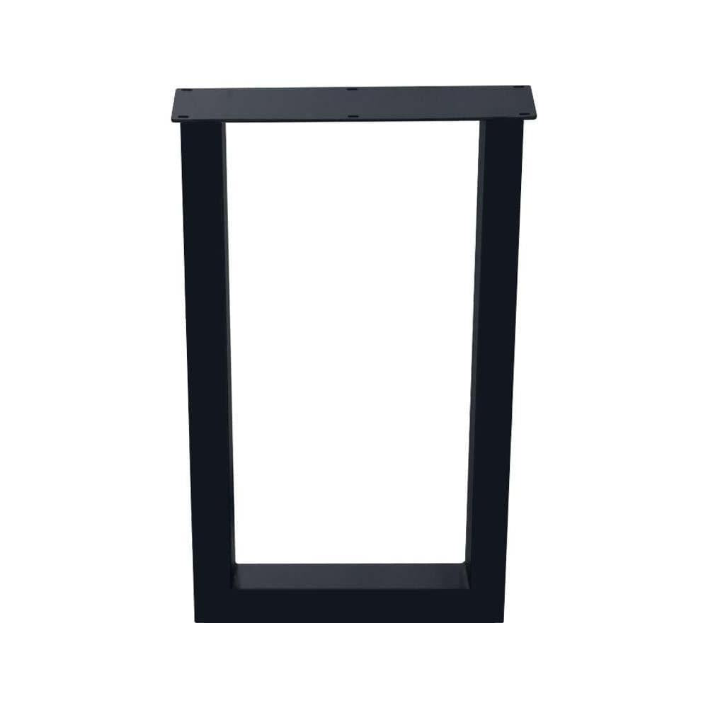 Stalen U tafelpoot 60 bij 8 cm en hoogte 110 cm (8 x 8 cm) (set van 2 stuks)