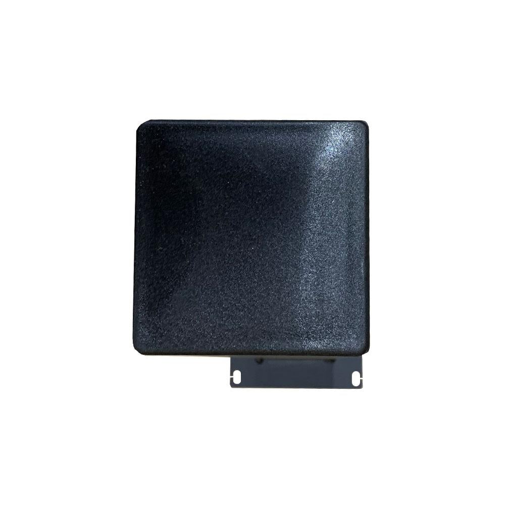 Set 4 zwarte schuine tafelpoten 43 cm (koker 8 x 8 cm)