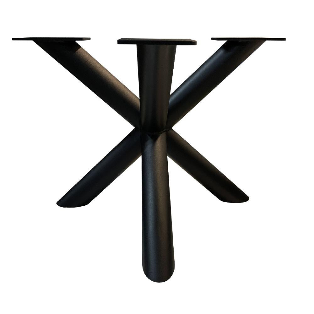 Zwarte stalen matrix ronde buis hoogte 40 cm en breedte 78 cm (koker 6 cm)
