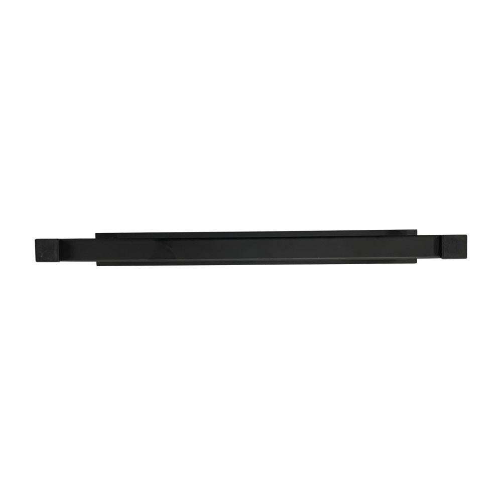 Zwarte stalen U poot hoogte 15 cm en breedte 38 cm (koker 2 x 2) (set van 2 stuks)