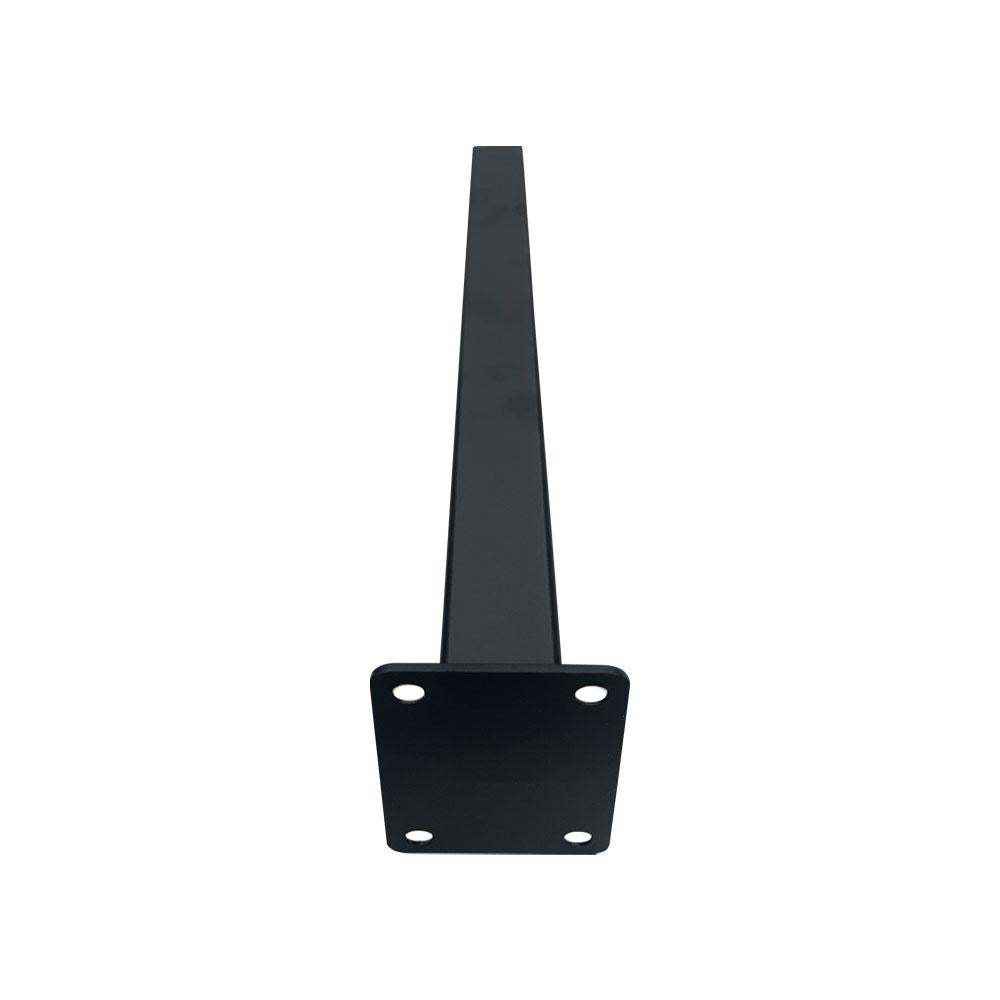 Zwarte schuine vierkanten meubelpoot 30 cm (set van 4 stuks)