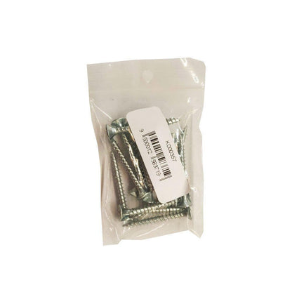 Set stalen schroeven verzinkt rond ø 0,45 cm en lengte 4 cm  - 16 stuks