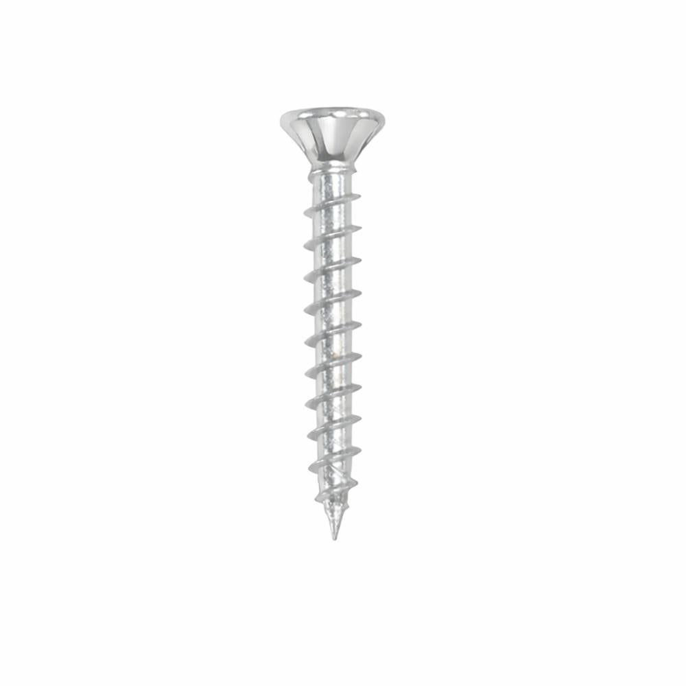Set stalen schroeven verzinkt rond ø 0,45 cm en lengte 4 cm  - 16 stuks
