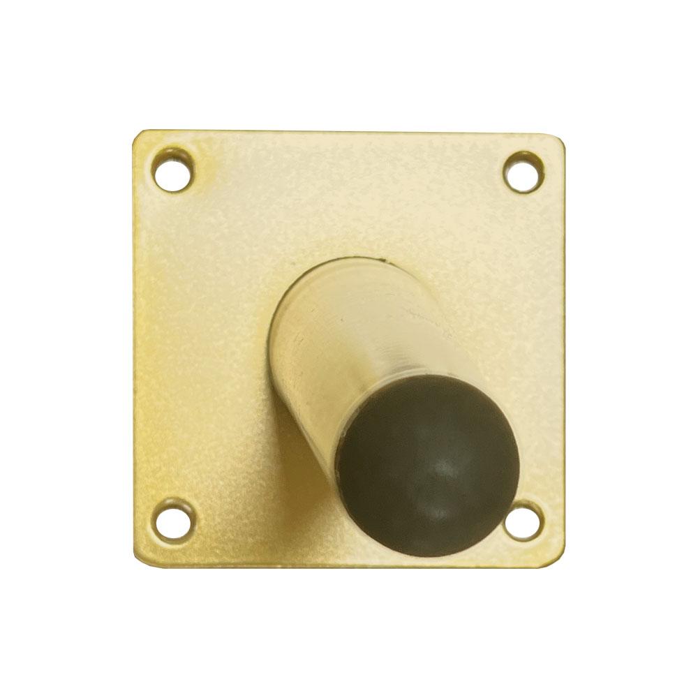 Stalen schuine meubelpoot goud conisch ø 3,5 cm / 2 cm en hoogte 15 cm  (set van 4 stuks)