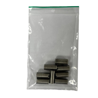 Verloopbus van m8 naar m10 - 8 stuks - lengte 20 mm