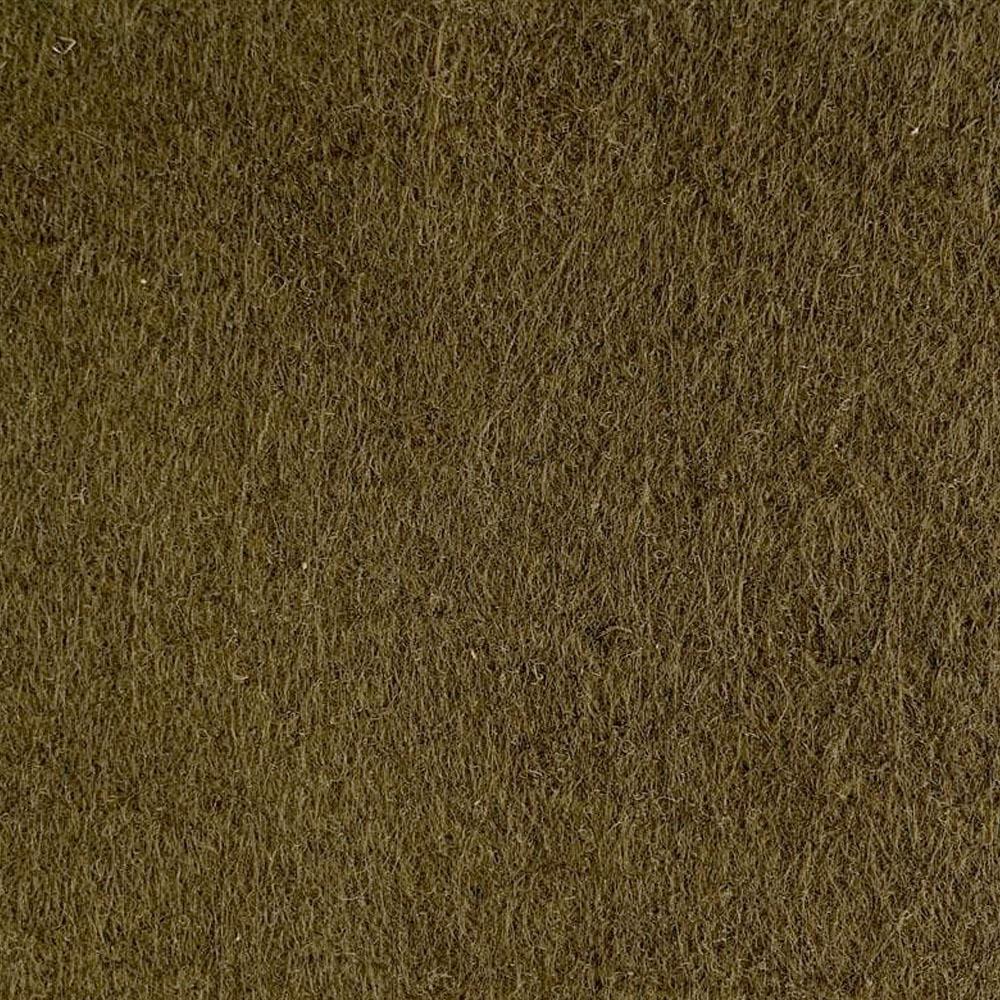 Plakvilt vierkant 10 bij 10 cm en hoogte 0,35 cm bruin - op maat te knippen - 4 stuks