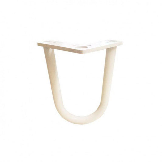 Stalen hairpin wit hairpin ø 1,6 cm en hoogte 15 cm  (set van 4 stuks)