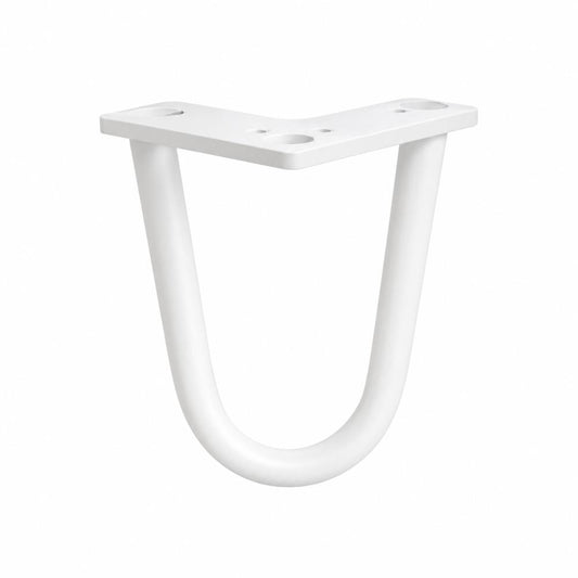 Stalen hairpin wit hairpin ø 1,6 cm en hoogte 15 cm  (set van 4 stuks)