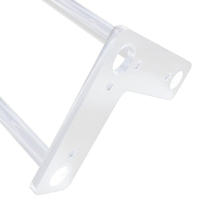 Stalen hairpin wit hairpin ø 1,6 cm en hoogte 40 cm  (set van 4 stuks)