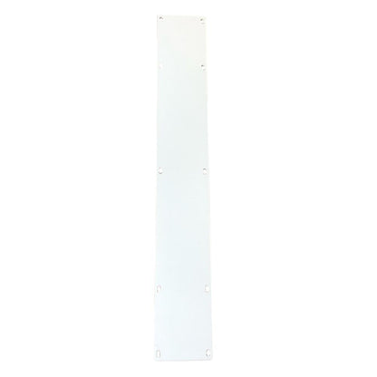 Stalen tafelpoot wit trapezium 80 bij 10 cm en hoogte 72 cm  (4 x 10 cm) (set van 2 stuks)