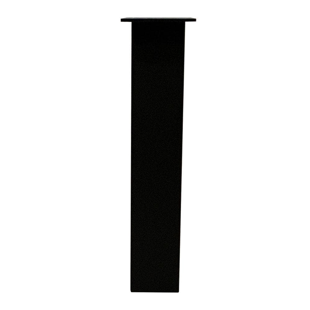 Set stalen A salonpoten 55 bij 8 cm en hoogte 40 cm zwart (8 x 8 cm) - 2 stuks