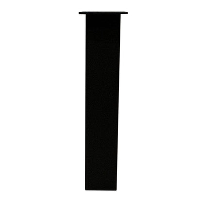 Set stalen A salonpoten 55 bij 8 cm en hoogte 40 cm zwart (8 x 8 cm) - 2 stuks