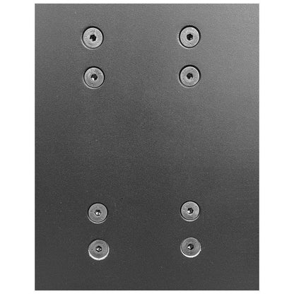 Stalen V tafelpoot 120 x 60 x 73 cm (5 x 15 cm) - Zwart gepoedercoat