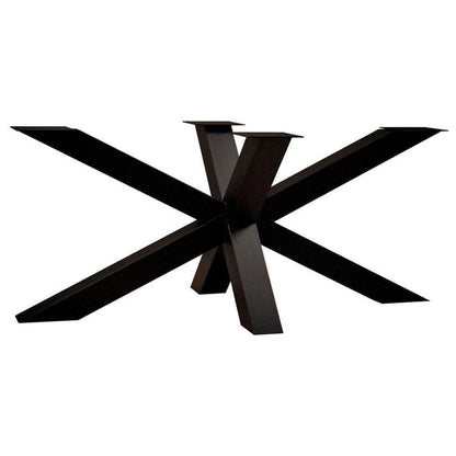 Stalen matrix zwart spinpoot 180 bij 70 cm en hoogte 72 cm  (8 x 8 cm)