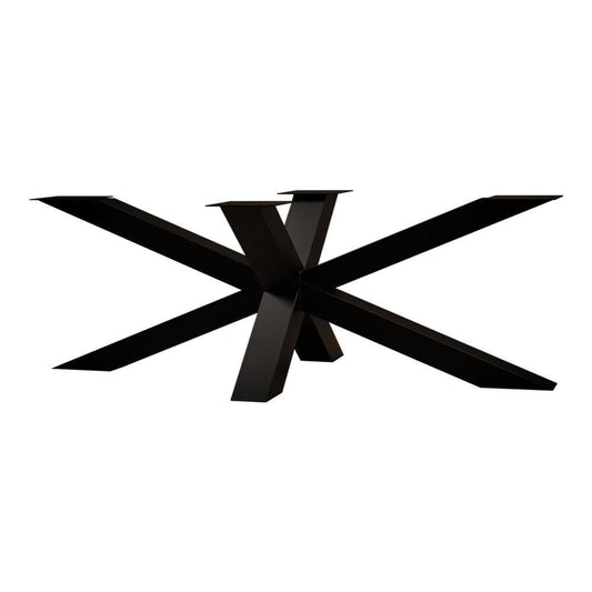 Stalen matrix zwart spinpoot 240 bij 73 cm en hoogte 72 cm  (8 x 8 cm)