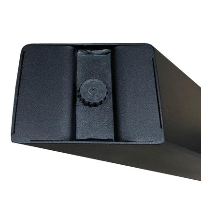 Stalen matrix zwart spinpoot 180 bij 80 cm en hoogte 73 cm  (10 x 10 cm)