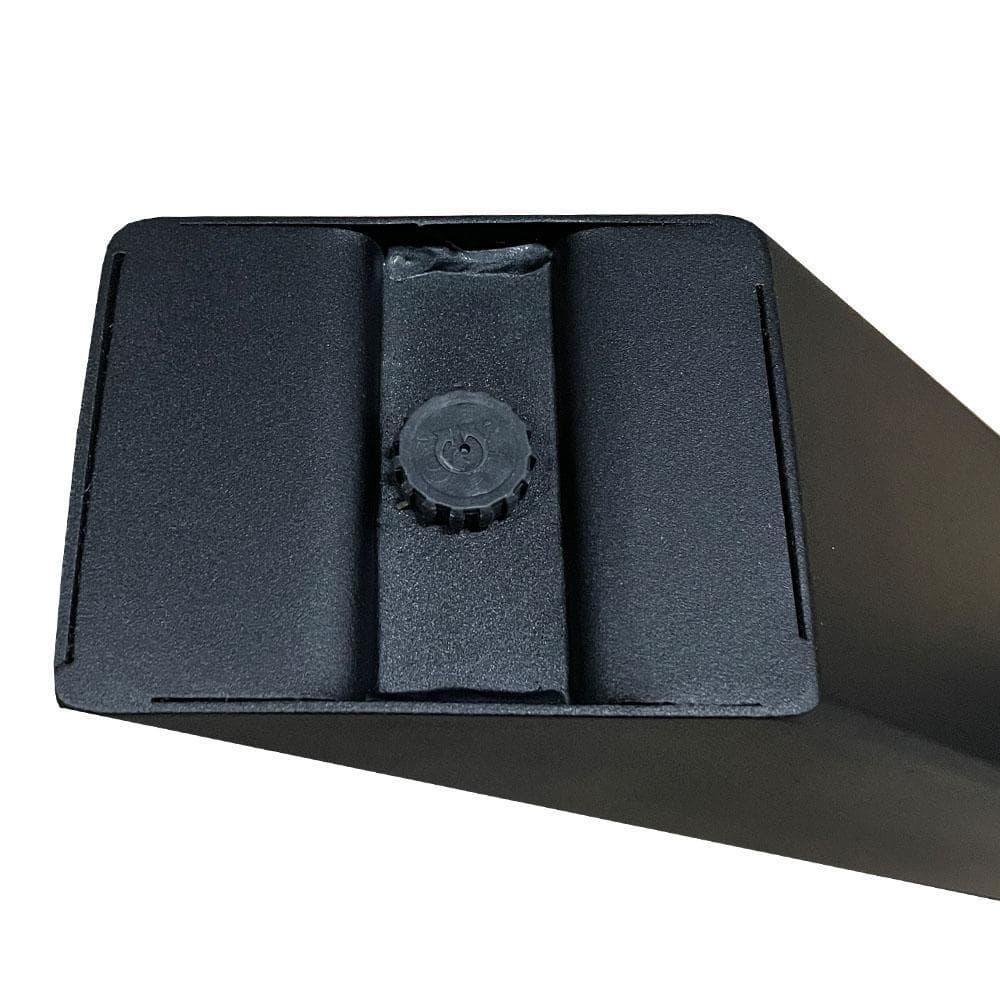 Stalen matrix zwart spinpoot 140 bij 70 cm en hoogte 72 cm  (6 x 6 cm)