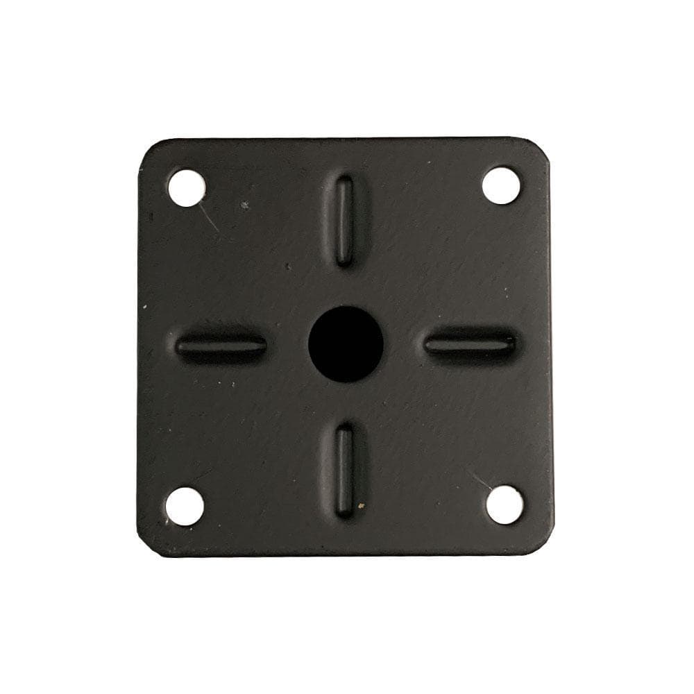 Stalen meubelpoot zwart rond ø 3,2 cm en hoogte 70 cm  (set van 4 stuks)