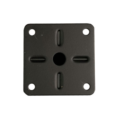 Stalen meubelpoot zwart rond ø 3,2 cm en hoogte 70 cm  (set van 4 stuks)