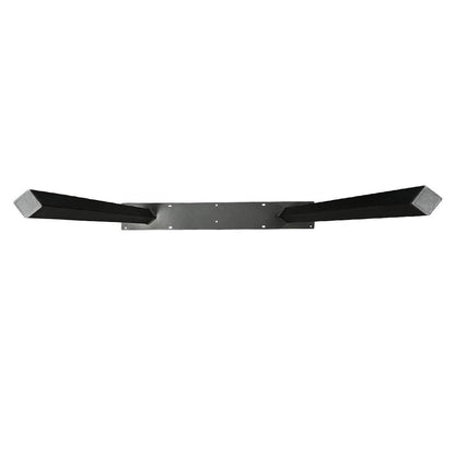 Stalen schuine zwarte tafelpoten 76 bij 10 cm en hoogte 72 cm  (4 x 4 cm) - Set van 2 stuks