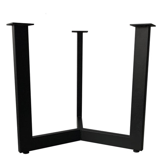 Stalen salononderstel zwart rond ø 42 cm en hoogte 37 cm  (2 x 4 cm)