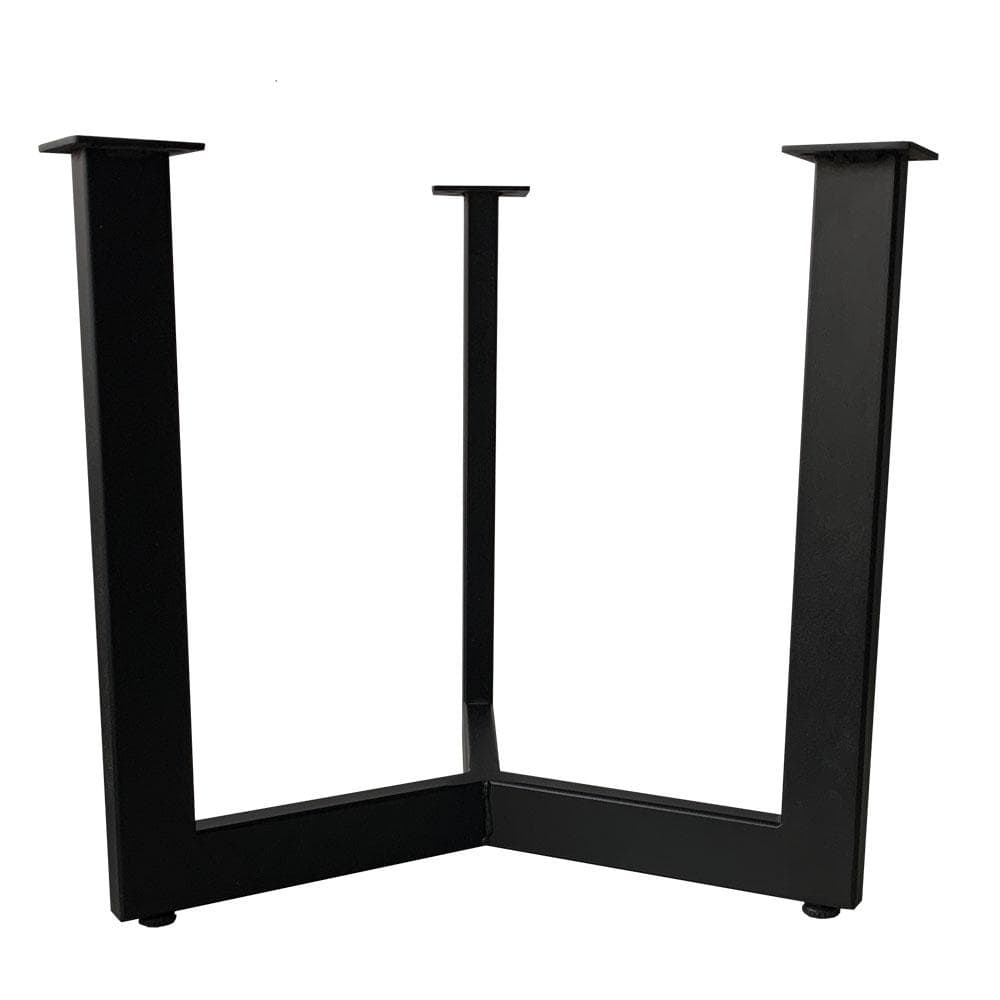 Stalen salononderstel zwart rond ø 42 cm en hoogte 37 cm  (2 x 4 cm)