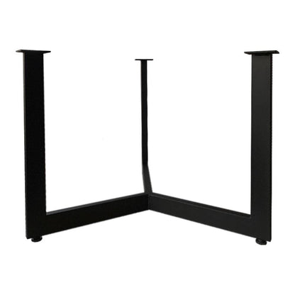 Stalen salononderstel zwart rond ø 59 cm en hoogte 37 cm  (2 x 4 cm)