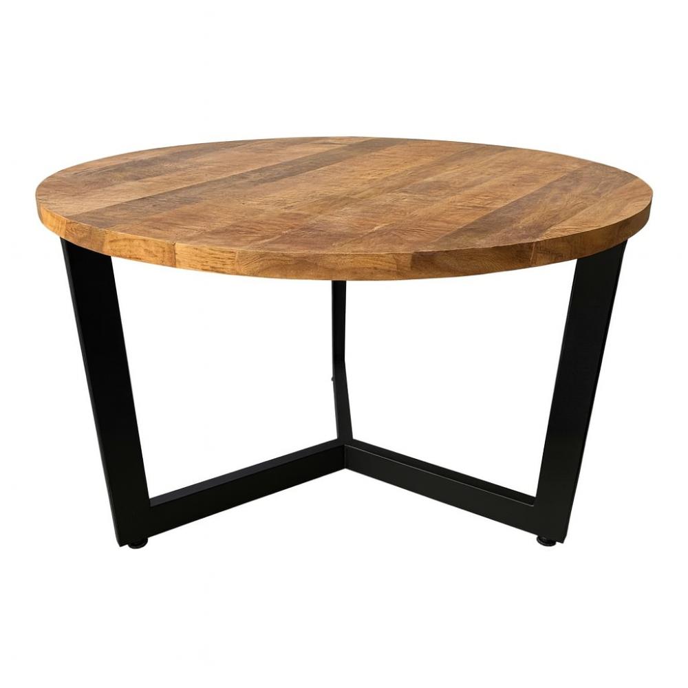 Stalen salononderstel zwart rond ø 59 cm en hoogte 37 cm  (2 x 4 cm)