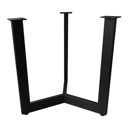 Stalen salononderstel zwart rond ø 42 cm en hoogte 43 cm  (2 x 4 cm)
