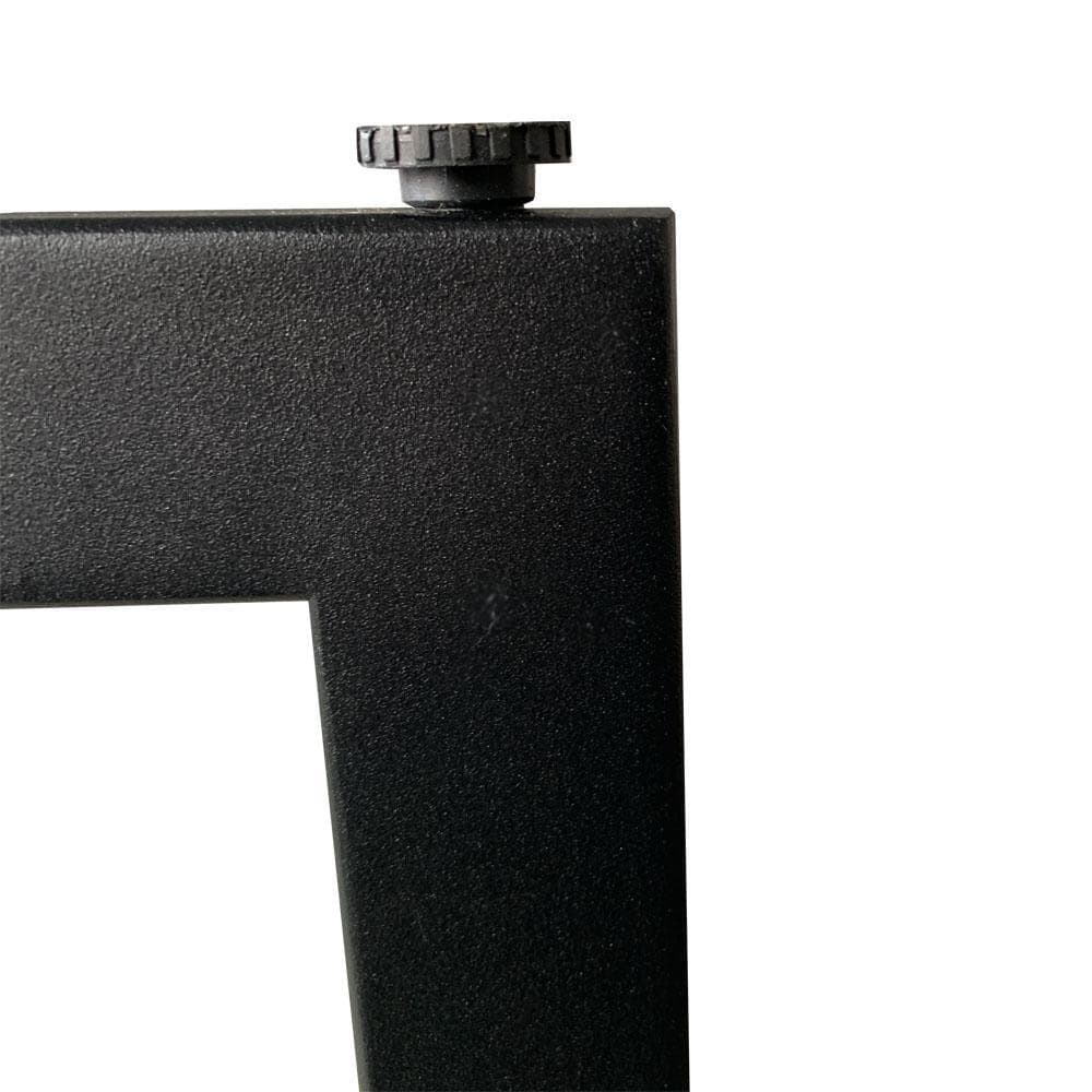 Stalen salononderstel zwart rond ø 42 cm en hoogte 43 cm  (2 x 4 cm)
