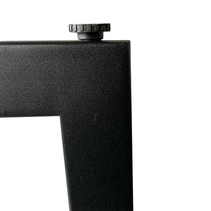 Stalen salononderstel zwart rond ø 42 cm en hoogte 43 cm  (2 x 4 cm)