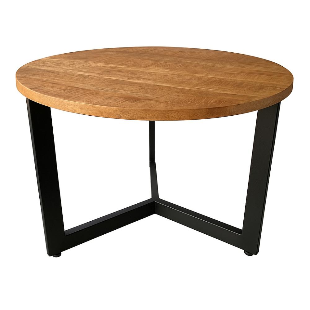 Stalen salononderstel zwart rond ø 59 cm en hoogte 43 cm  (2 x 4 cm)